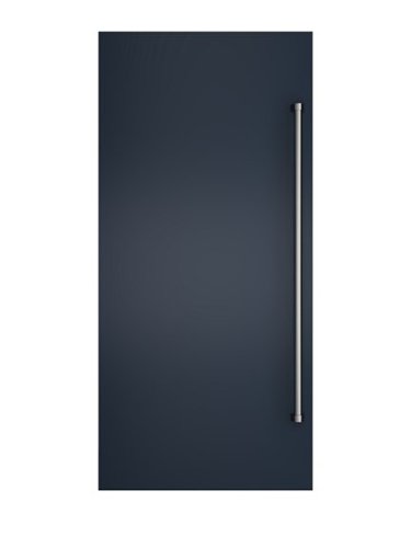 Viking - 36"W Column Door Panel w/Pro-style handle - Slate Blue-Front_Standard 