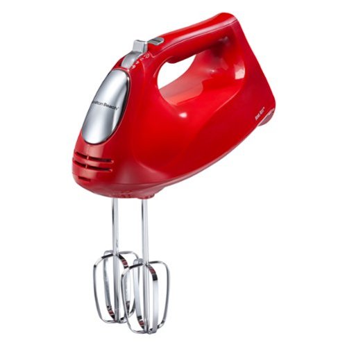 Hamilton Beach - ensemble™ Hand Mixer with Snap-On Case - Red-Front_Standard