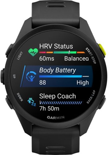 Garmin Forerunner 70 GPS Smartwatch 43 mm Fiber-Reinforced polymer - Black - (2026) WHERE TO BUY