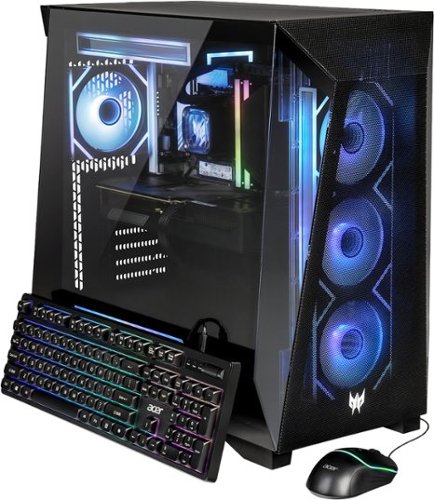 Acer - Predator Orion Gaming Desktop - Intel Core Ultra 7 265KF 2024 - GeForce RTX 5060 Ti - 16GB DDR5 Memory – 1TB Storage - Black