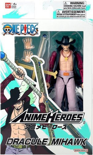 Bandai Anime Heroes One Piece - Dracule Mihawk 6.5 Figure WHERE TO BUY