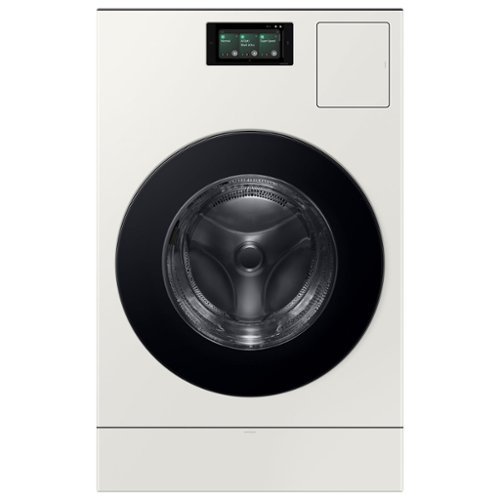 Samsung - 5.3 cu. ft. Bespoke AI Laundry Ventless Heat Pump Dryer Combo All-in-One Ultra Capacity Washer with AI Home - Ivory
