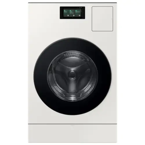 Front. Samsung - 5.3 cu. ft. Bespoke AI Laundry Ventless Heat Pump Dryer Combo All-in-One  Ultra Capacity Washer with AI Home - Ivory.
