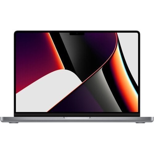 Apple - Refurbished Excellent - MacBook Pro 14-Inch "M1 Pro" 8 CPU/14 GPU 16 GB - 512 GB SSD - Silver-Front_Standard 