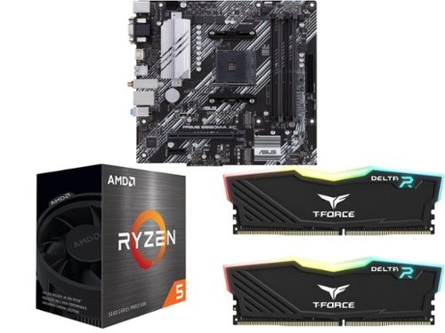 Newegg - Combo - ASUS PRIME B550M-A AC + AMD Ryzen 5 5500 + Team Group 16GB-Front_Standard 