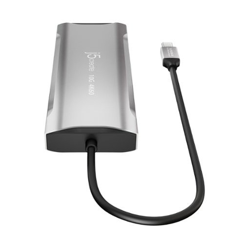 j5create 4K60 Elite USB-C Triple-Monitor 10Gbps Mini Dock - Space Grey BUY ONLINE