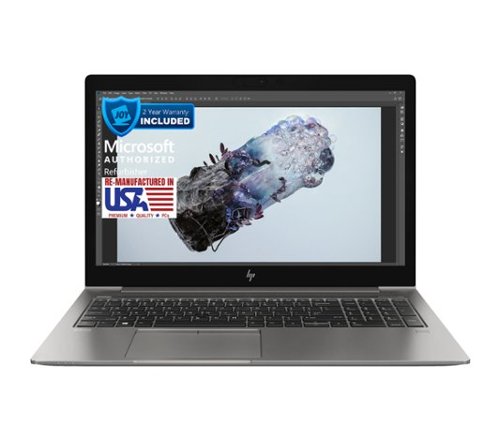 HP - ZBook 15U G6 15.6" Refurbished Laptop - Intel 8th Gen Core i7 with 32GB Memory - Intel UHD Graphics - 1TB SSD - Gray-Front_Standard 