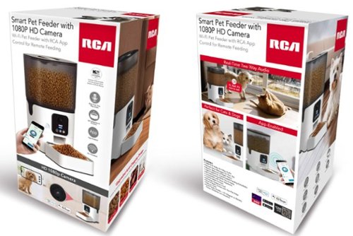 RCA Smart Pet Feeder with Camera - White/ Black WHERE TO BUY
