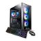 iBUYPOWER - SlateMR Gaming Desktop – AMD Ryzen 5 7600 – 16GB Memory – NVIDIA GeForce RTX 3060 8GB – 500GB NVMe - Black-Front_Standard