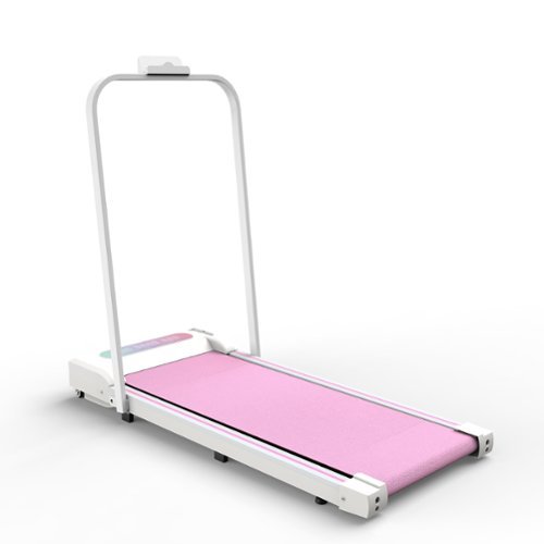 Anysun - 2-in-1 Under Desk Treadmill - Walking Pad with Remote Control, LED Display, for Home & Office Walking/Jogging - Pink-Front_Standard 
