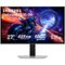 Samsung - 27" Odyssey OLED G6 (G60SF) QHD 500Hz 0.03ms GSync Compatible and FreeSync Prem Pro Gaming Monitor with HDR 500 - Silver-Front_Standard