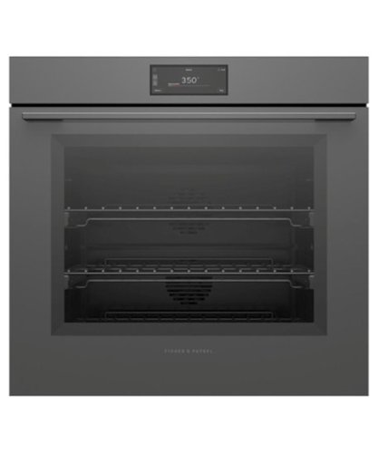 Fisher & Paykel - 30" 4.9 Cu. Ft. Single Oven, 6.8" Touchscreen, Self-Cleaning - Minimal Grey - Gray
