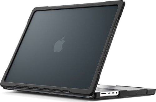 SaharaCase - Raider Shield Case for Apple MacBook Pro 16'' M4 (2024) and M3 (2023) Laptops - Scorpion Black-Angle_Standard 