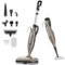 DEVOAC - VM6 Scrubbing Steam Mop with Rotating Mop Pads, 10 in 1, Lightweight Spin Mop & 3 Steam Modes Grey - Gray-Front_Standard