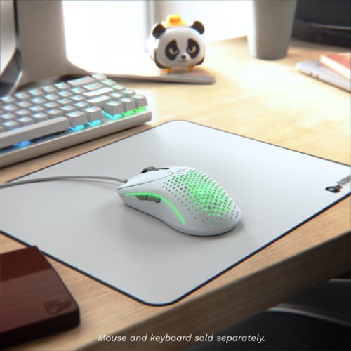 Glorious Heavy Stitched Edge Cloth Gaming Mouse Pad with Washable Surface (XL) - White HOW TO BUY