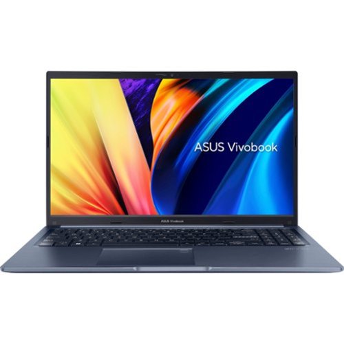 ASUS - VivoBook Laptop, 15.6”, Intel Core i5, Intel Iris Xe graphics, 8GB, 512GB SSD - Quiet Blue-Front_Standard 