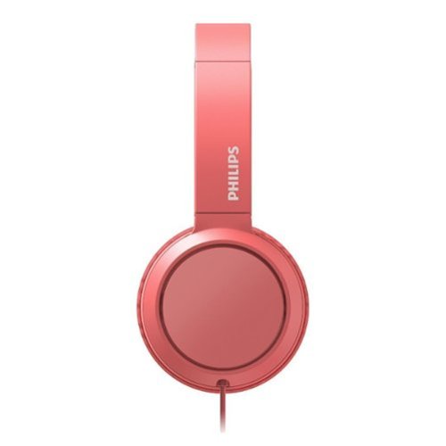Philips H4105 On Ear Wired Headphones Red Open Pink - Best Buy