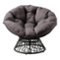 OSP Home Furnishings - Papasan Chair - Gray-Front_Standard