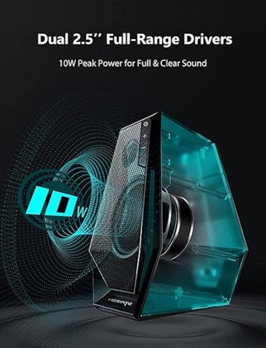 Edifier G1500 2.0 Bluetooth Gaming Speakers with RGB Lighting (2-Piece) - Black SHOP ONLINE
