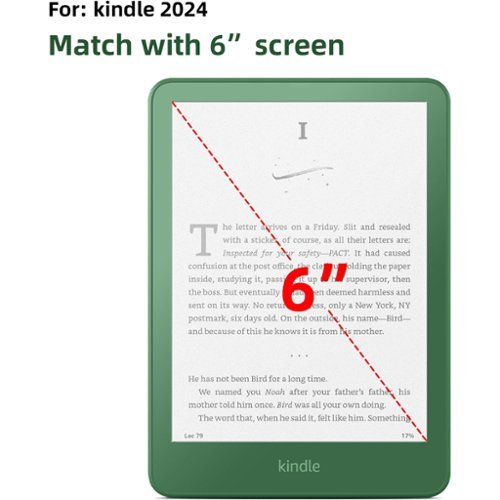 SaharaCase ZeroDamage Tempered Glass Screen Protector for Amazon Kindle 2024 - Clear WORLDWIDE DELIVERY