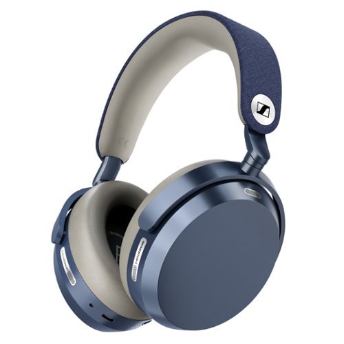 Sennheiser - MOMENTUM 5 Wireless Adaptive Noise-Canceling Around-The-Ear Headphones - Denim