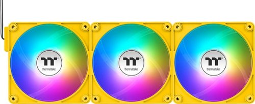 Thermaltake - CT120 EX ARGB Sync 120mm Computer Case Cooling Fan (3-Pack) - Bumblebee