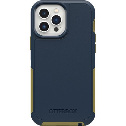 OtterBox - Defender Series Pro XT Hard Shell for Apple iPhone 13 Pro Max and iPhone 12 Pro Max - Dark Mineral-Front_Standard 