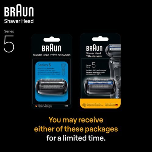 Braun Series 5 Electric Shaver 54B Replacement Head, Compatible with 5118s, 5120s and 5150cs Shavers - Silver HOW TO BUY