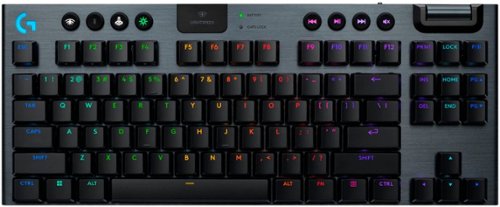 Logitech - G915 X LIGHTSPEED TKL Wireless Mechanical GL Red Linear Switch Gaming Keyboard for PC/Mac with RGB Backlighting - Black