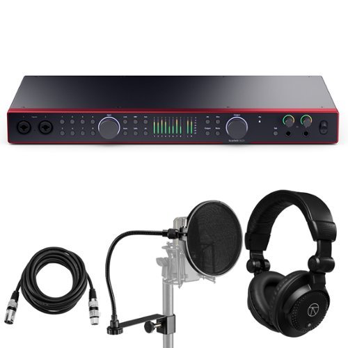 Focusrite Scarlett 18i20 4th Gen USB Audio Interface w/Headphones