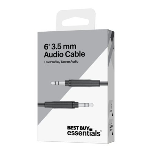 Best Buy essentials™ 6' 3.5 mm Audio Cable - Black BUY IN MIDDLE EAST