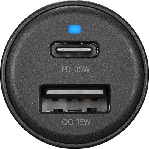 Insignia™ 53W Car Charger for Smartphones, Tablets and More - Black BUY IN EUROPE