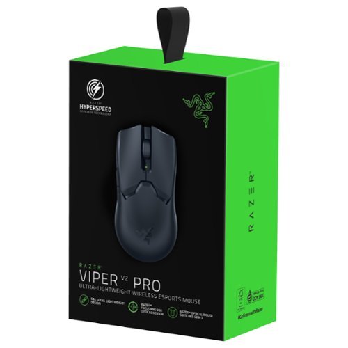 Razer Viper V2 Pro Lightweight Wireless Optical Gaming Mouse with 80 Hour Battery Life - Wireless - Black BUY IN MIDDLE EAST