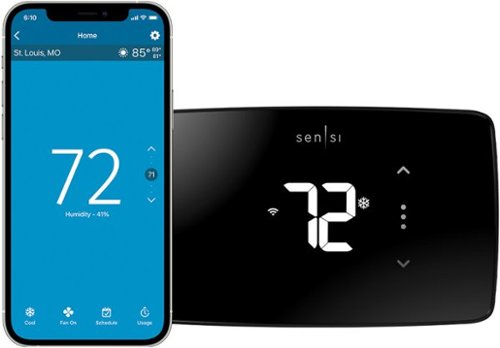 Emerson Sensi Lite Smart Programmable Wi-Fi Thermostat-Works with Alexa - Black HOW TO BUY
