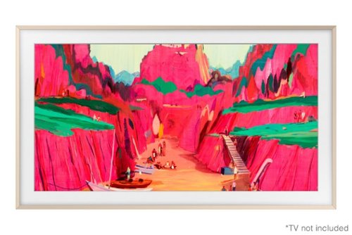  Samsung - 65&quot; The Frame Customizable Bezel - Metal - Sand Gold