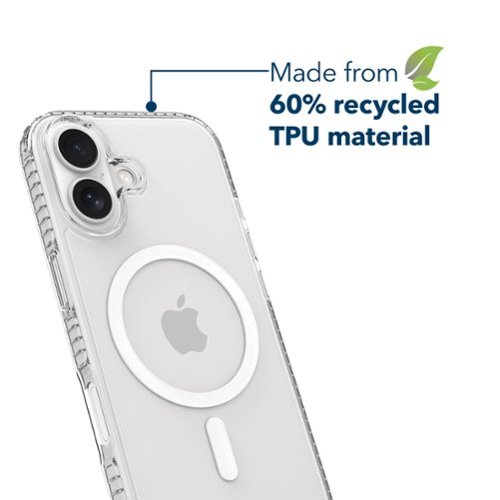 Insignia™ Hard-Shell Case with MagSafe for Apple iPhone 17 - Clear SHOP ONLINE