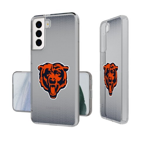 Keyscaper - NFL - Chicago Bears Linen Logo Galaxy Clear Case - S24 - Multicolor-Front_Standard 