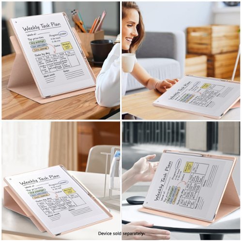 SaharaCase Venture Series Bi-Fold Folio Case for reMarkable Paper Pro - Pastel Pink WHERE TO BUY