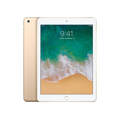 Apple - Refurbished Excellent - 9.7-inch iPad 6th Generation (2018) Wi-Fi Only 32GB - Gold-Front_Standard 