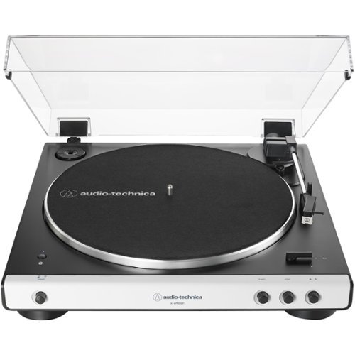 Audio-Technica - Bluetooth Stereo Turntable - Black/White-Front_Standard 