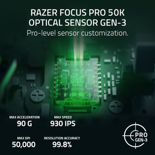 Razer Viper V4 Pro Ultra Lightweight Optical Gaming Mouse with 180 Hour Battery Life - 8k Polling Rate - Wireless - Black GLOBAL SHIPPING