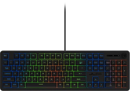 JLab - Nightfall Full-Size Wired Gaming Keyboard - Black