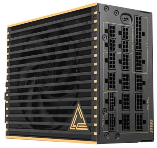 MSI MEG Ai1600T PCIE5 1600W ATX 3.1 & PCIe 5.1 Ready Full Modular 80 Plus Titanium Gaming Power Supply - Black GLOBAL SHIPPING