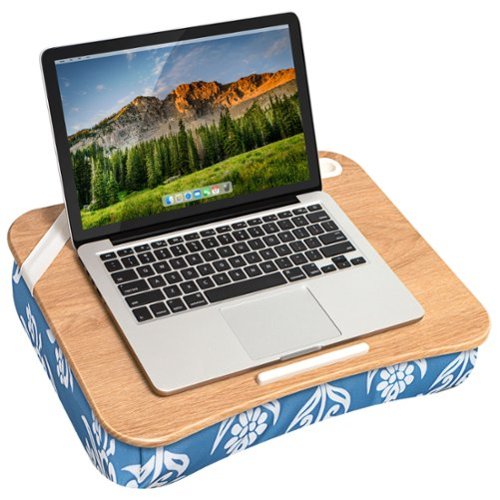 LapGear - Designer Lap Desk (Fits up to 15" Laptop) - Floral Block Print