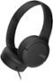JVC - On-Ear Wired Headphones with USB-C Connection HAS33UCB - Black-Front_Standard