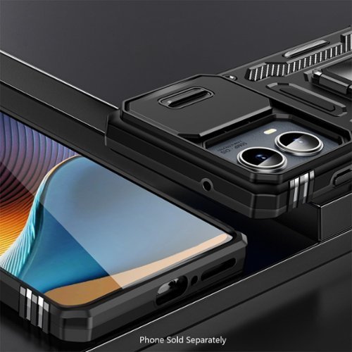 SaharaCase Raider Series Heavy-Duty Case for Motorola Edge (2024) - Scorpion Black HOW TO BUY