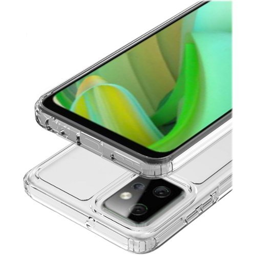 SaharaCase Hybrid-Flex Hard Shell Series Case for Motorola G Power 5G (2023) - Clear GLOBAL SHIPPING