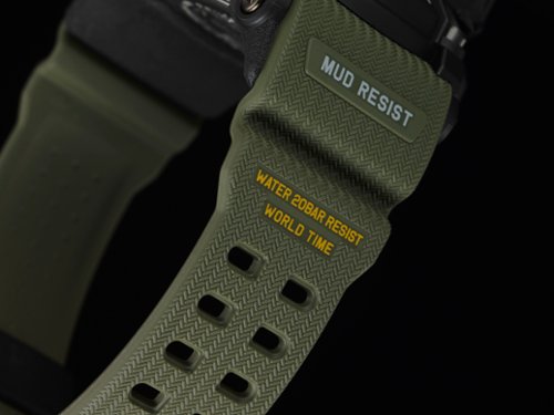 Casio Men's G-Shock Mudmaster Twin-Sensor Analog-Digital 55mm Watch - Green SHOP ONLINE