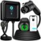 EVIQO - Level 2 EV Charger, 40 Amp, J1772 Connector, 25ft Cable, WiFi (2.4GHz) Smart App, NEMA 14-50, Plug-in 240V, 9.6kW - GEN 2, 14-50 NEMA PLUG-IN, J1772-Front_Standard