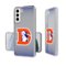 Keyscaper - NFL - Denver Broncos - Linen Logo Galaxy Clear Case - S24 - Multicolor-Front_Standard